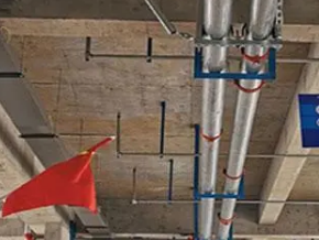 沿滩管廊支架的安装方法